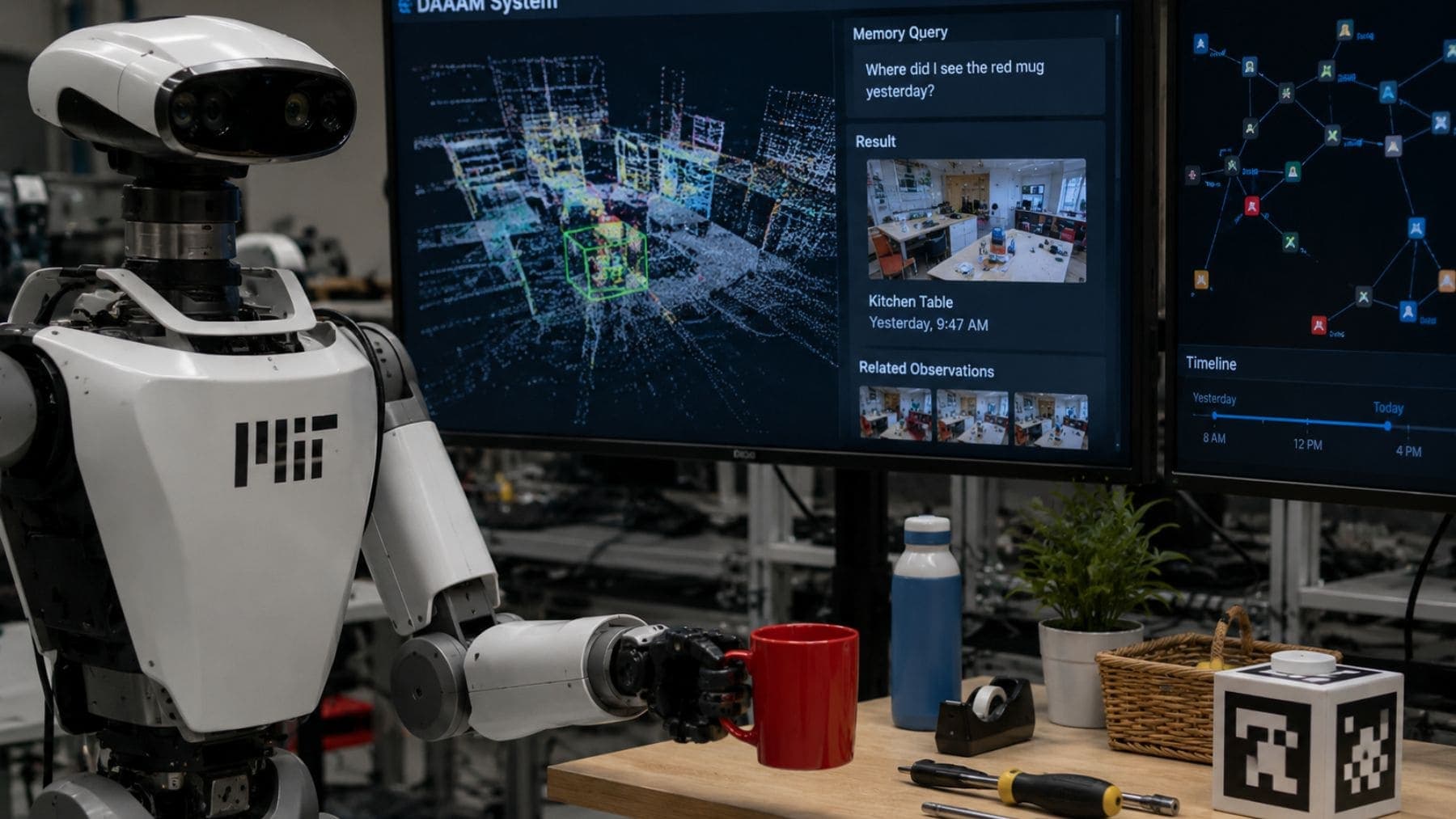 Científicos del MIT desarrollan un robot con memoria en tiempo real y a largo plazo mediante un sistema de Inteligencia Artificial