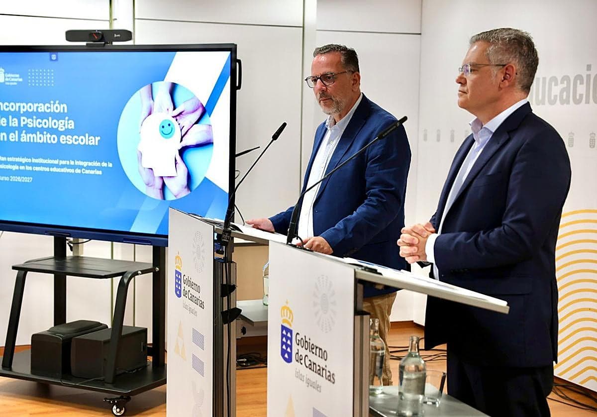 Suben a 80 los psicólogos que se incorporarán el próximo curso en los centros educativos de Canarias
